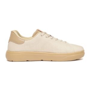 Beige Canvas Sneakers