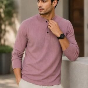 Men's Striped Polo T-Shirt | Casual Breathable Half Sleeve Collar Tee