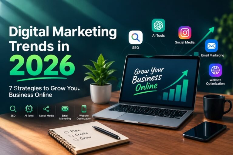 Digital Marketing Trends in 2026: 7 Strategies to Grow Your Business Online